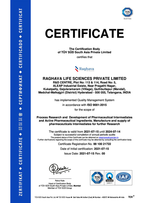 RAGHAVA LIFE SCIENCES PRIVATE LIMITED